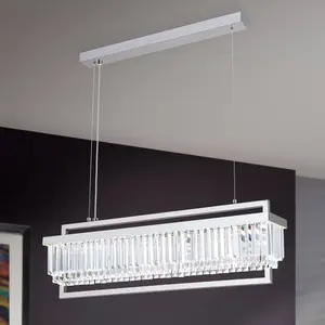 Orion Suspension LED Prism, allongée chromée pas cher