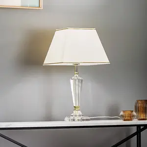 Orion Lampe à poser Veronique, pied étroit, crème/doré pas cher