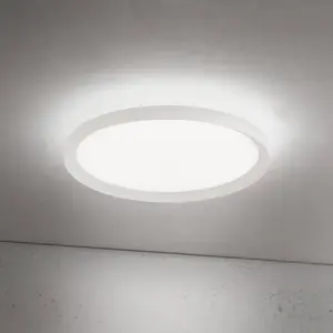 Orion Plafonnier LED Kant, Ø 40 cm, blanc, CCT, métal/plastique pas cher