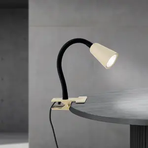 Orion Lampe à pince Dotty, kaki, hauteur 33 cm, GU10 pas cher