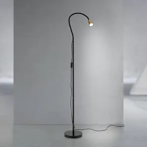 Orion Lampe sur pied Dotty, couleur laiton, hauteur 145 cm, bras flexi...Vendu parluminaire