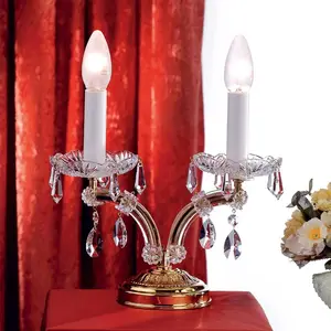 Orion Lampe de bureau noble TJURA avec cristaux pas cher