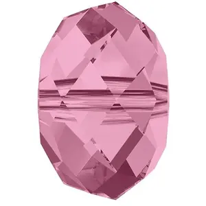 Cristaux de Swarovski Perle briolette 5040 - 8 mm - Light RoseVendu parscrapmalin