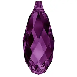 Cristaux de Swarovski Pendentif briolette 6010 - 13 mm - AmethystVendu parscrapmalin