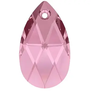 Cristaux de Swarovski Pendentif poire 6106 - 16 mm - Light RoseVendu parscrapmalin