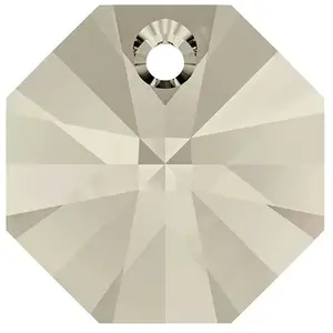 Cristaux de Swarovski Pendentif octogonal 6401 - 12 mm - Crystal Silver ShadeVendu parscrapmalin