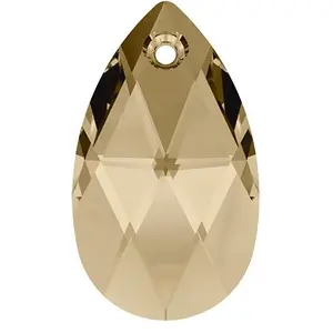 Cristaux de Swarovski Pendentif poire 6106 - 22 mm - Crystal Golden ShadowVendu parscrapmalin