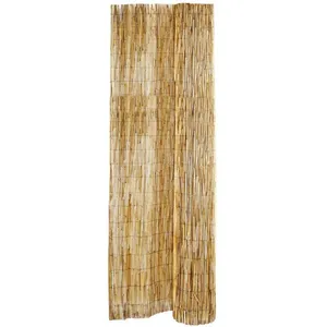 Canisse paillon pelé PROVENCE OUTILLAGE 2x5m - Brise vue en roseau naturel - Occultation 90%