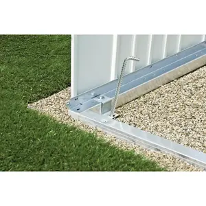 Biohort Cadre de sol pour abri de jardin AvantGarde taille 8 - Aluminium pas cher