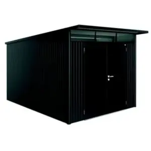 Abri de jardin métal Biohort AvantGarde A8 gris foncé double porte surface totale 9.88 m² pas cher