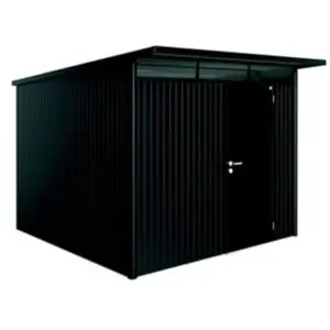 Abri de jardin métal Biohort AvantGarde A7 gris foncé simple porte surface totale 7.8 m² pas cher