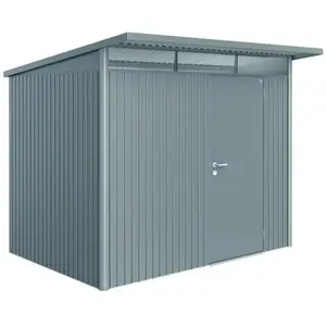 Abri de jardin métal Biohort AvantGarde A5 gris quartz simple porte surface totale 5.72 m² pas cher