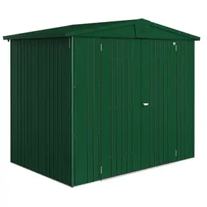 Abri de jardin métal Biohort Europa T3 vert foncé surface totale 3.8 m² pas cher