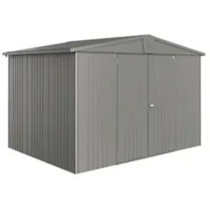 Abri de jardin métal Biohort Europa T5 gris quartz surface totale 7.2 m² pas cher