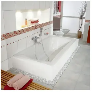 Repabad Arosa Baignoire rectangulaire encastrée, 0029751-0001, pas cher
