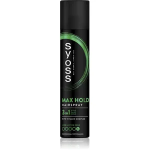 Comparateur de prix : Syoss Max Hold laque cheveux fixation extra forte 300 ml