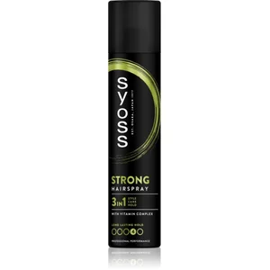 Comparateur de prix : Syoss Strong Hold Hairspray laque cheveux fixation forte 3 en 1 300 ml