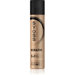 Comparateur de prix : Syoss Keratin Hairspray laque cheveux fixation extra forte 300 ml