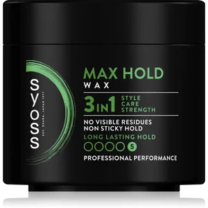 Comparateur de prix : Syoss Max Hold cire coiffante fixation extra forte 150 ml