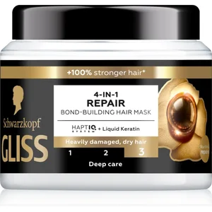 Comparateur de prix : Schwarzkopf Gliss Ultimate Repair masque cheveux régénérant 4 en 1 400...