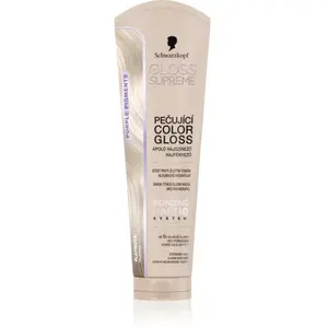 Schwarzkopf Creme Supreme Gloss Bonding Color Mask qui procure hydratation et brillance teinte Platinum 145 ml pas cher