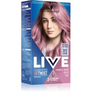 Schwarzkopf LIVE Lightener & Twist coloration cheveux permanente pour ... pas cher
