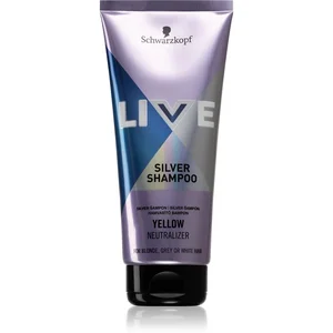 Schwarzkopf LIVE Silver shampoing purifiant anti-jaunissement 200 ml pas cher