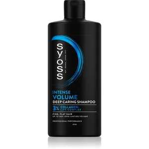Comparateur de prix : Syoss Intense Volume shampoing pour cheveux fins et plats 440 ml