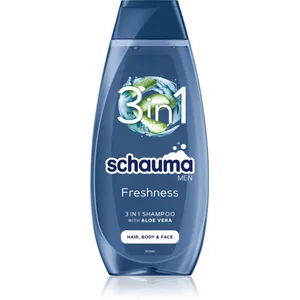 Comparateur de prix : Schwarzkopf Schauma MEN shampoing rafraîchissant visage, corps et cheveux 400 ml