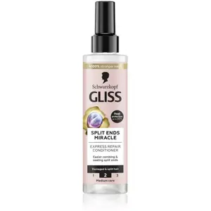 Comparateur de prix : Schwarzkopf Gliss Split Ends Miracle Express Corps Régénérant Cheveux 200 ml