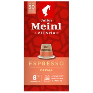 Capsules de café Julius Meinl Espresso Crema pour machines Nespresso®,... pas cher