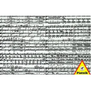 Puzzle NOTES DE MUSIQUE PIATNIK Multicolore pas cher