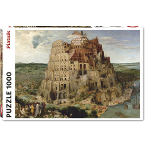 Piatnik - Puzzle Tour De Babel de Brueghel 1000 pièces en carton - PIATNIK pas cher