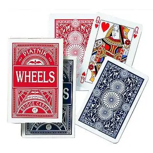 Comparateur de prix : Jeu de 55 cartes wheels bridge : rouge piatnik