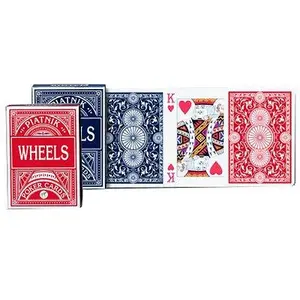Comparateur de prix : Jeu de 55 cartes wheels poker : rouge piatnik