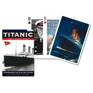 Comparateur de prix : Jeu de 55 cartes TITANIC PIATNIK Multicolore
