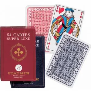Comparateur de prix : Piatnik Jeu de 54 cartes françaises dans un étui en carton