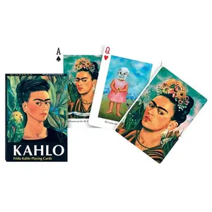 Jeu de 55 cartes FRIDA KAHLO PIATNIK Multicolore pas cher