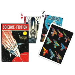 Comparateur de prix : Jeu de 55 cartes SCIENCE FICTION PIATNIK Multicolore