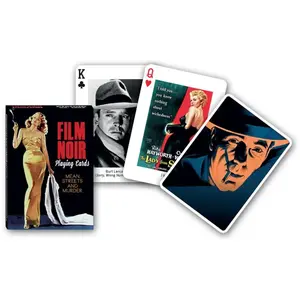 Cartes thematiques FILMS NOIRS PIATNIK Papier Multicolore pas cher