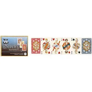 Comparateur de prix : Piatnik - 2019.0 - Coffret Luxe De 2 Jeux De 54 Cartes Patience Empire