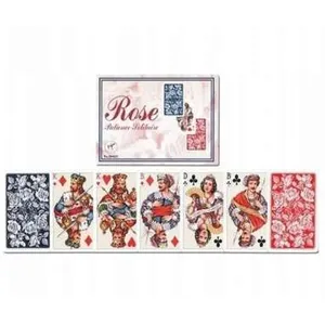 Comparateur de prix : Puzzle Michèle Wilson Coffret de 2 jeux de cartes ROSE PIATNIK Multicolore