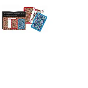 Coffret de 2 jeux de cartes DOTS HC PIATNIK Multicolore pas cher