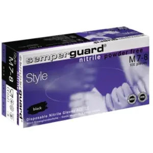 Semperguard Gants Jetables en Nitrile Style 100 Pièces Taille S pas cher