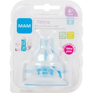 Comparateur de prix : MAM Mam Tetine Silk Silicone Débit X Rapide Et Liquide Épais (2)