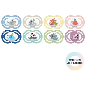 Comparateur de prix : 2 sucettes Perfect + boîte de stérilisation MULTICOLORE MAM