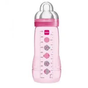 Comparateur de prix : MAM Easy Active  Biberon 2ème âge 330 ml rose (Couleur non selectionnable)
