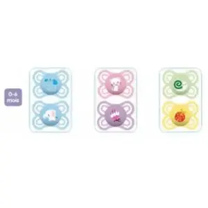 2 sucettes Perfect + boîte de stérilisation MULTICOLORE MAM