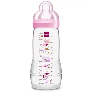 Comparateur de prix : Biberon 2eme âge - MAM - Easy Active - Tétine douce - Col large - Rose