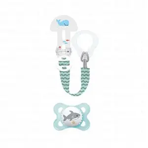 MAM Original Nature - Sucette 2-6 Mois avec Attache-Sucette Ref 78 pas cher